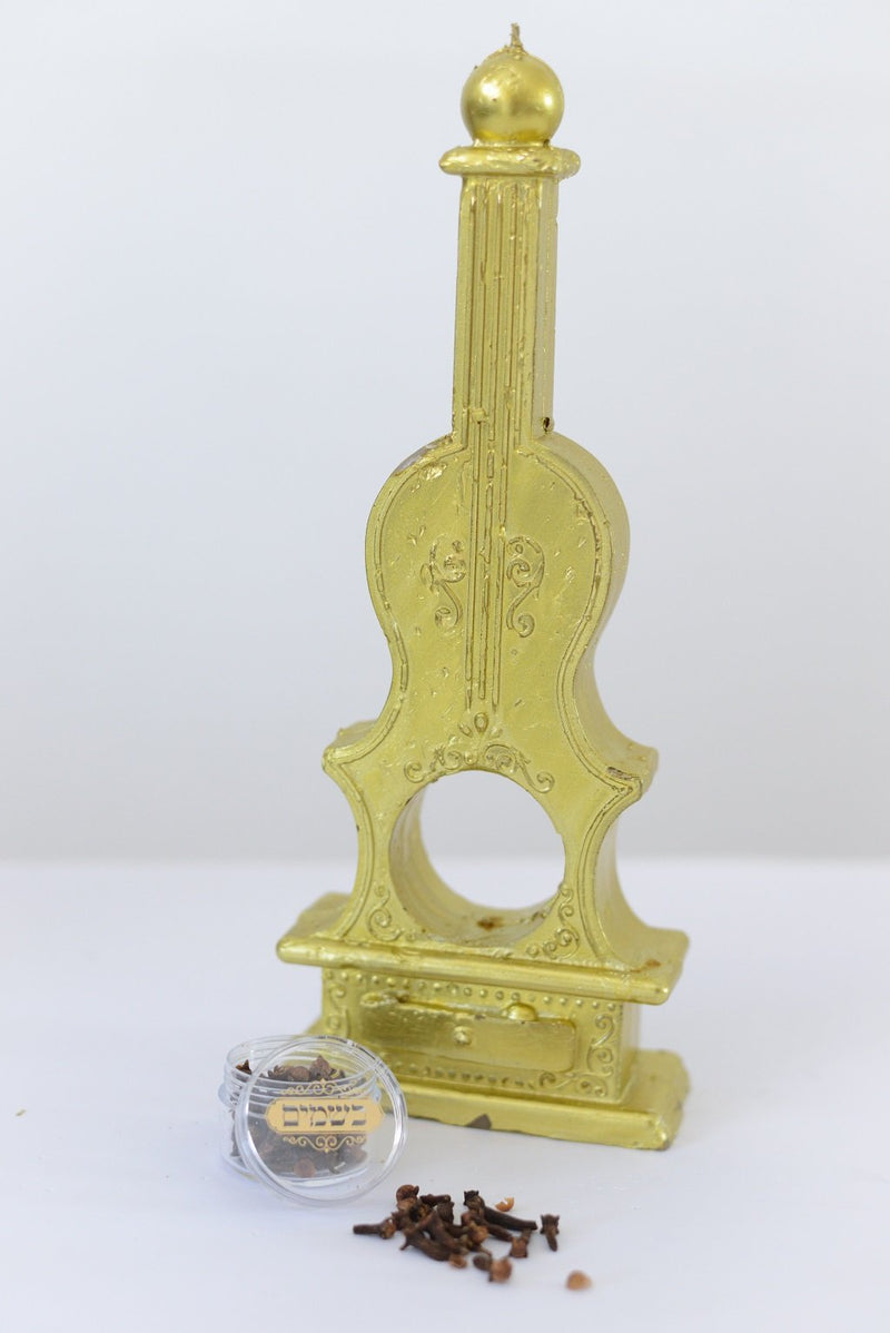 Violin Havdalah Candle - Variety Of Colors