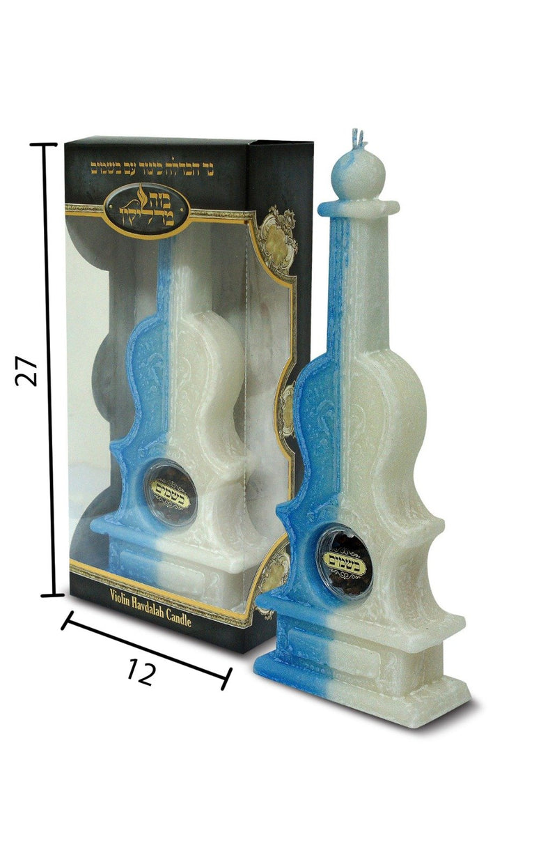 Violin Havdalah Candle - Variety Of Colors